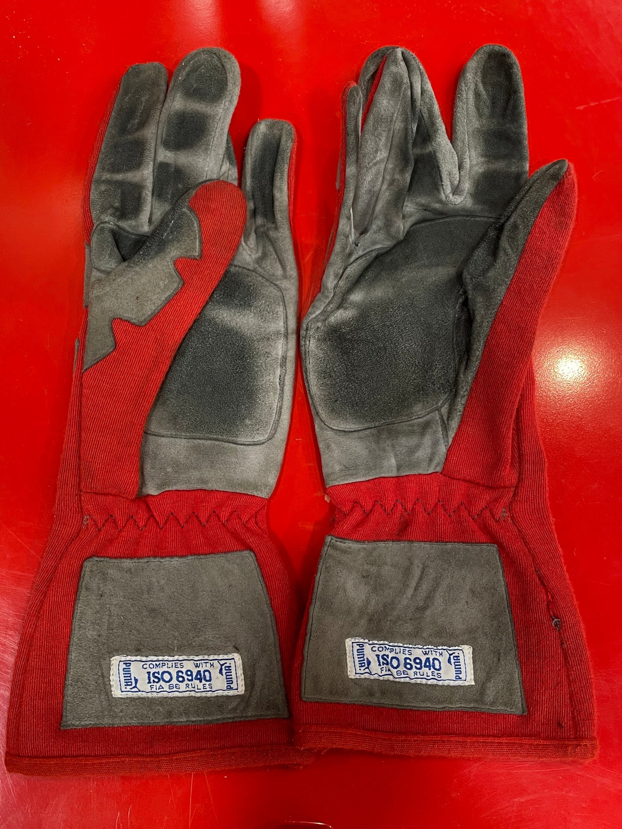 Ferrari F1 Team Gloves 2006 Signed by Michael Schumacher
