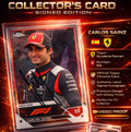 Topps Chrome Card – Signed by Carlos Sainz