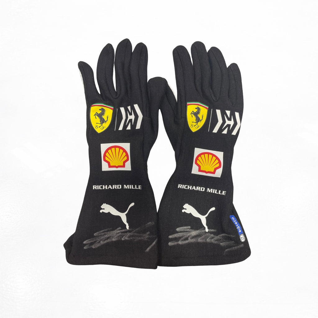 Charles Leclerc – Race-Worn Gloves 2021 – Signed