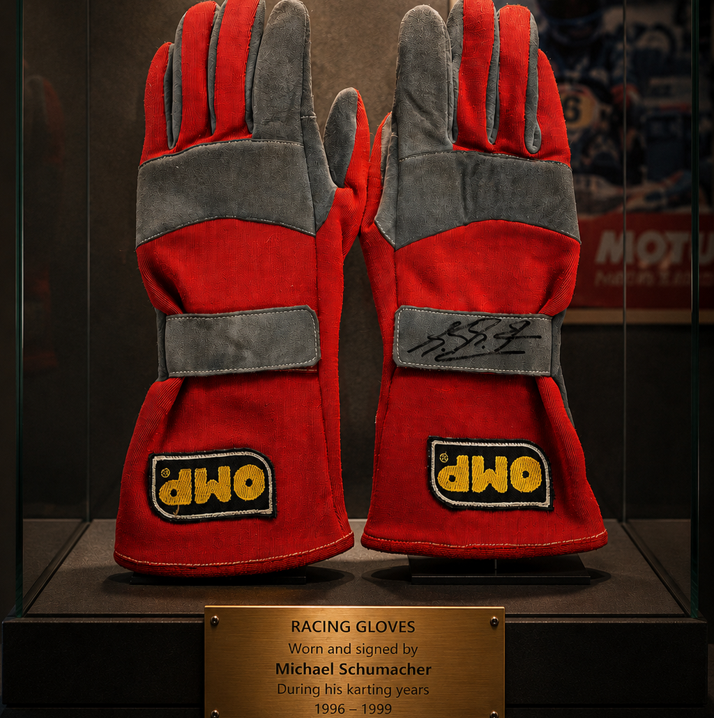 Michael Schumacher - Race-Worn Karting Gloves - Signed (1996–1999)