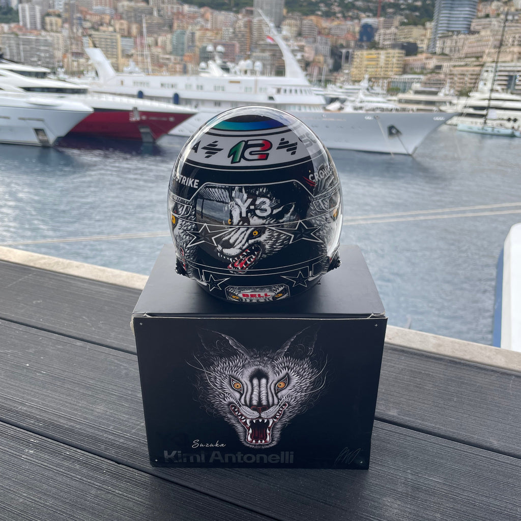 Kimi Antonelli - 1:2 Scale Helmet - Japanese Grand Prix Winner 2026 - Signed