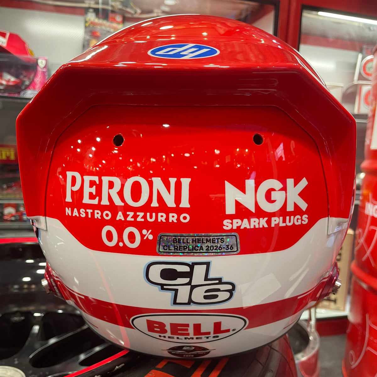 Charles Leclerc – Bell HP77 Official Replica Helmet 2026 – Signed