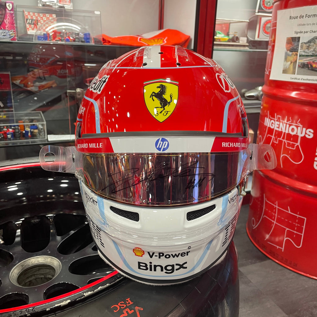 Charles Leclerc – Bell HP77 Official Replica Helmet 2026 – Signed