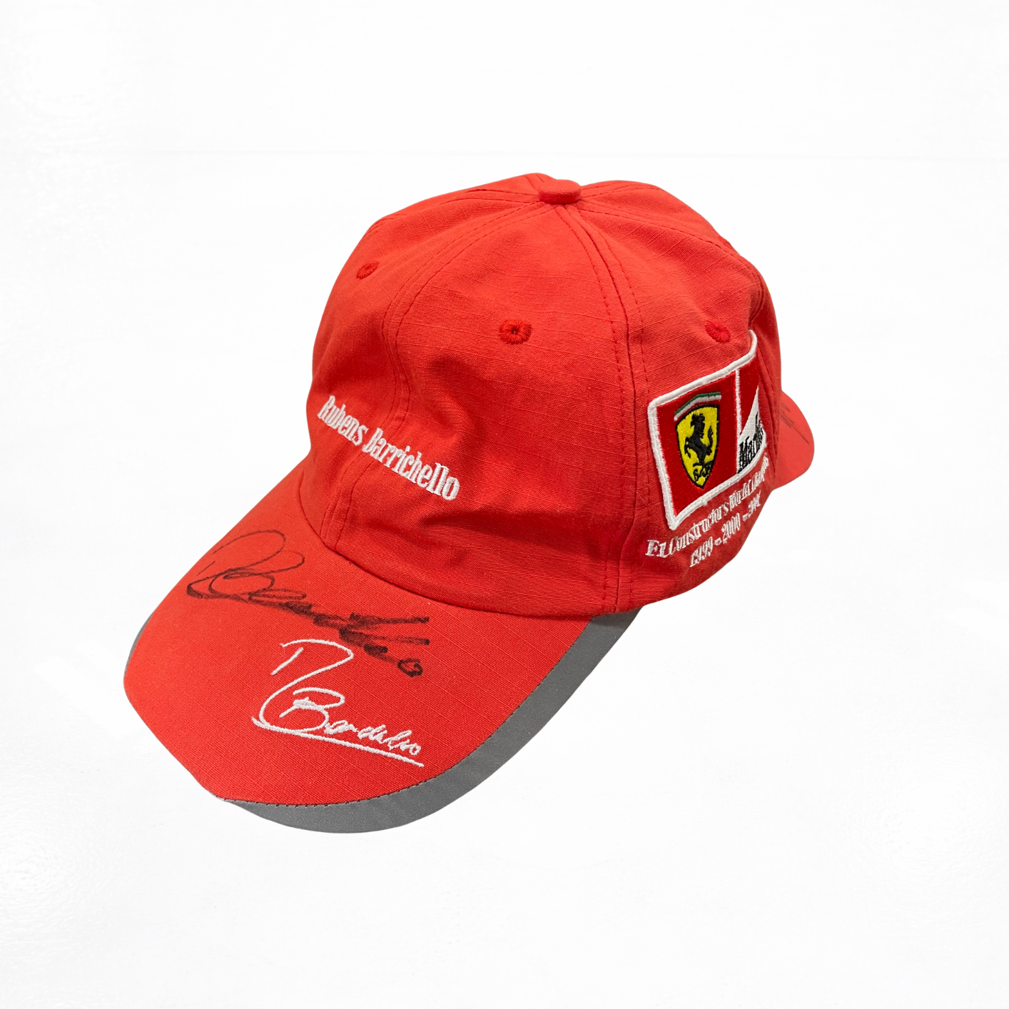 Ferrari Marlboro Cap – Michael Schumacher & Rubens Barrichello – 2001 Season – Dual Signed