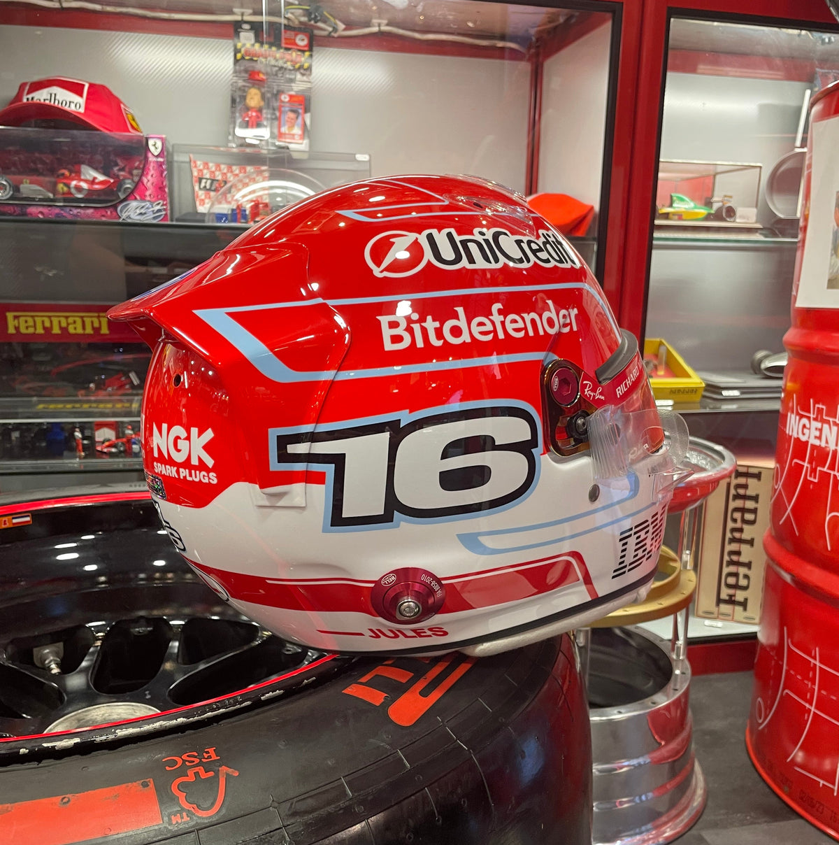 Charles Leclerc – Bell HP77 Official Replica Helmet 2026 – Signed