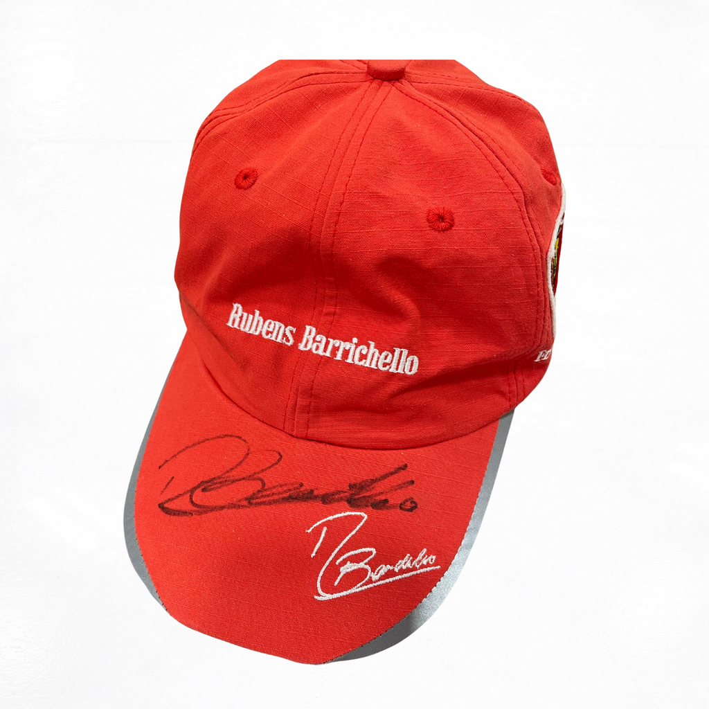 Ferrari Marlboro Cap – Michael Schumacher & Rubens Barrichello – 2001 Season – Dual Signed