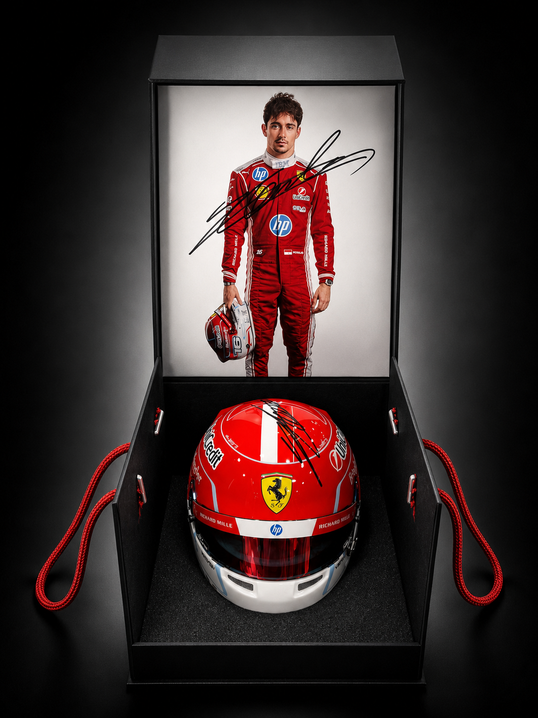 VIP Paddock Edition Helmet - Charles Leclerc Ferrari 2026 Signed