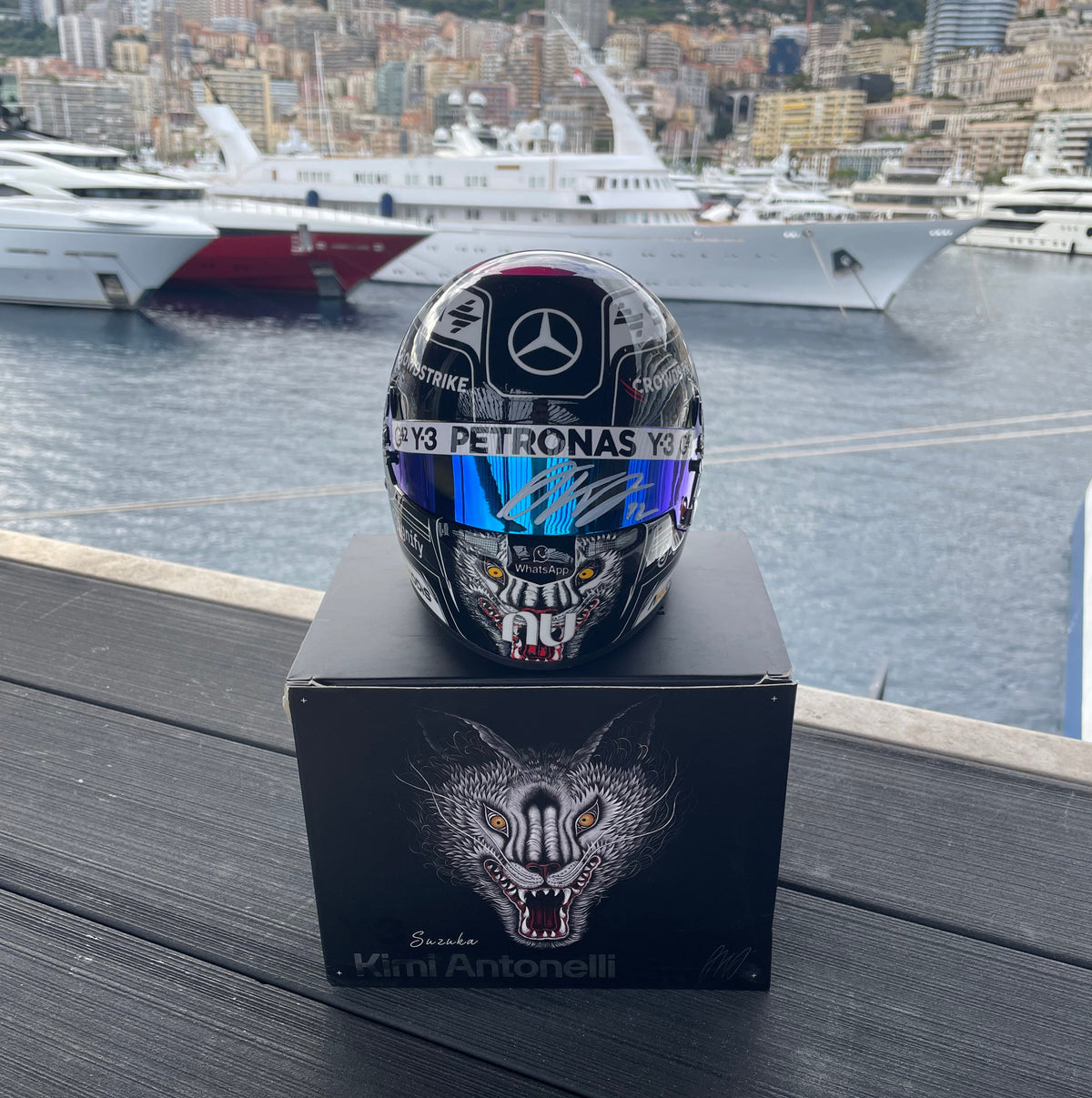 Kimi Antonelli - 1:2 Scale Helmet - Japanese Grand Prix Winner 2026 - Signed