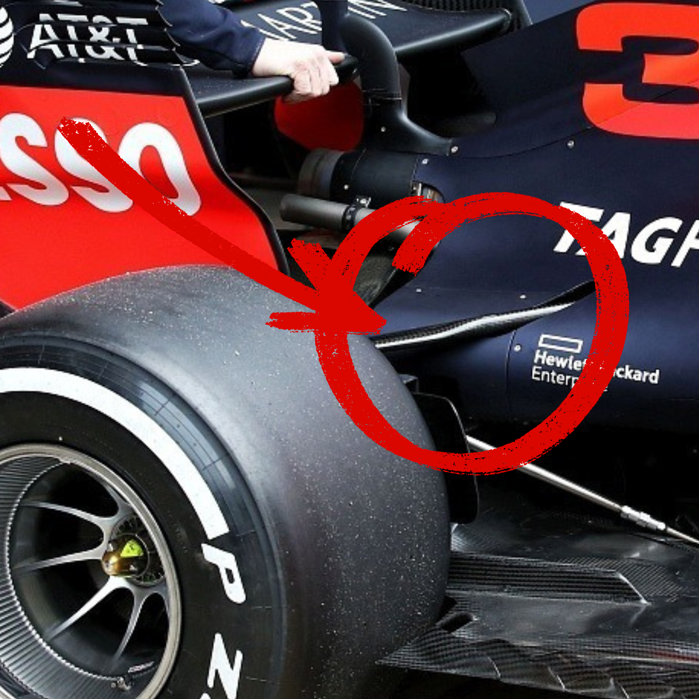 Authentic Formula 1 Body Panel – Max Verstappen – Red Bull Racing «RB14» 2018