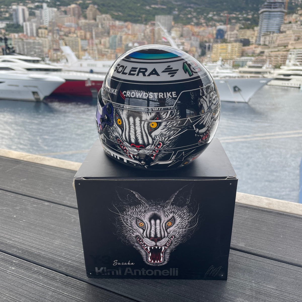 Kimi Antonelli - 1:2 Scale Helmet - Japanese Grand Prix Winner 2026 - Signed