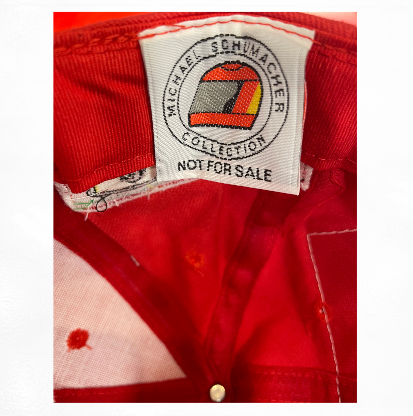 Michael Schumacher Ferrari Nürburgring Fan Tag 2003 Cap – Not For Sale