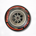 Ferrari 2021 Rear Wheel Signed by Charles Leclerc 2of2