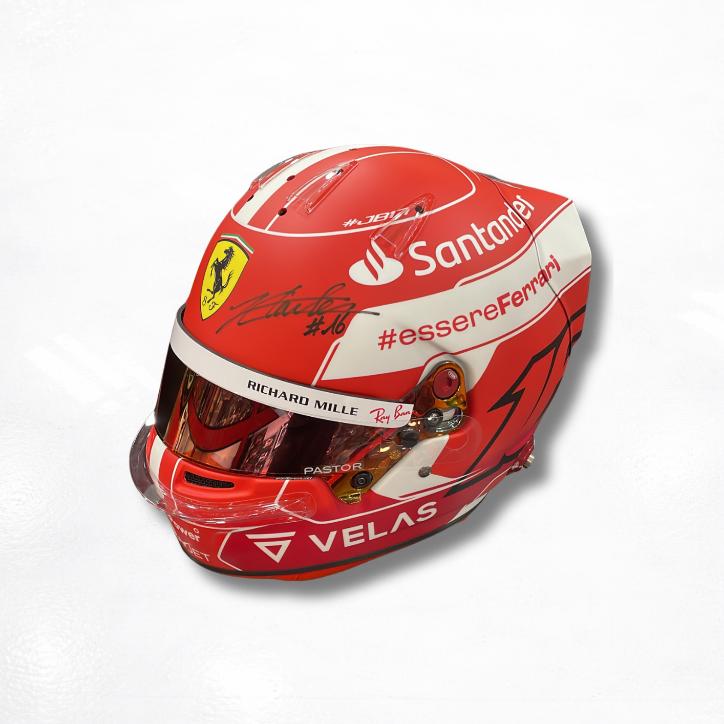 1:1 Official Bell HP77 Replica - Charles Leclerc 2022 - Signed