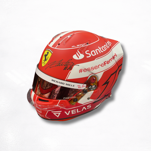 1:1 Official Bell HP77 Replica - Charles Leclerc 2022 - Signed