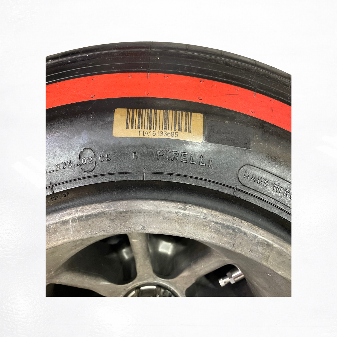 Ferrari 2021 Rear Wheel Signed by Charles Leclerc 2of2