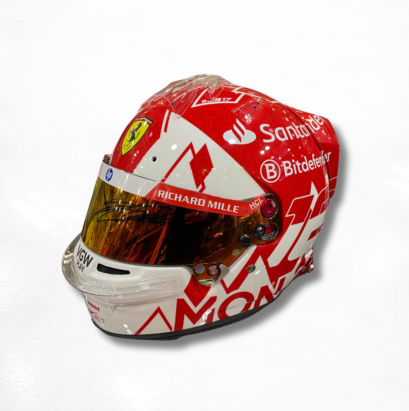 1:1 Replica Charles Leclerc -  Winner Monaco 2024 - Signed