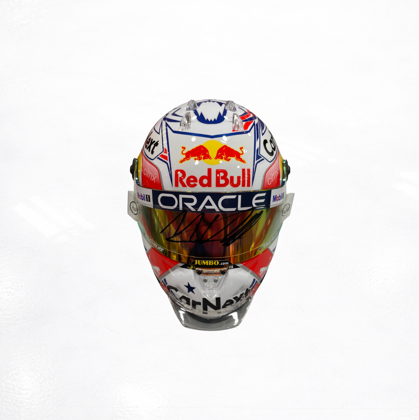 1/2 Max Verstappen Redbull 2022 USA GP helmet Signed