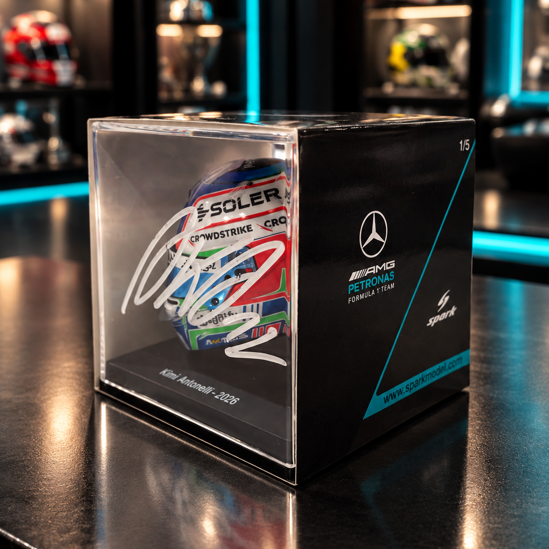 Kimi Antonelli - Signed 1:5 Scale Helmet – Mercedes AMG Petronas F1 Team – 2026