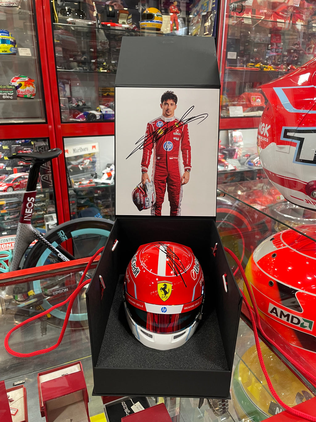 VIP Paddock Edition Helmet - Charles Leclerc Ferrari 2026 Signed