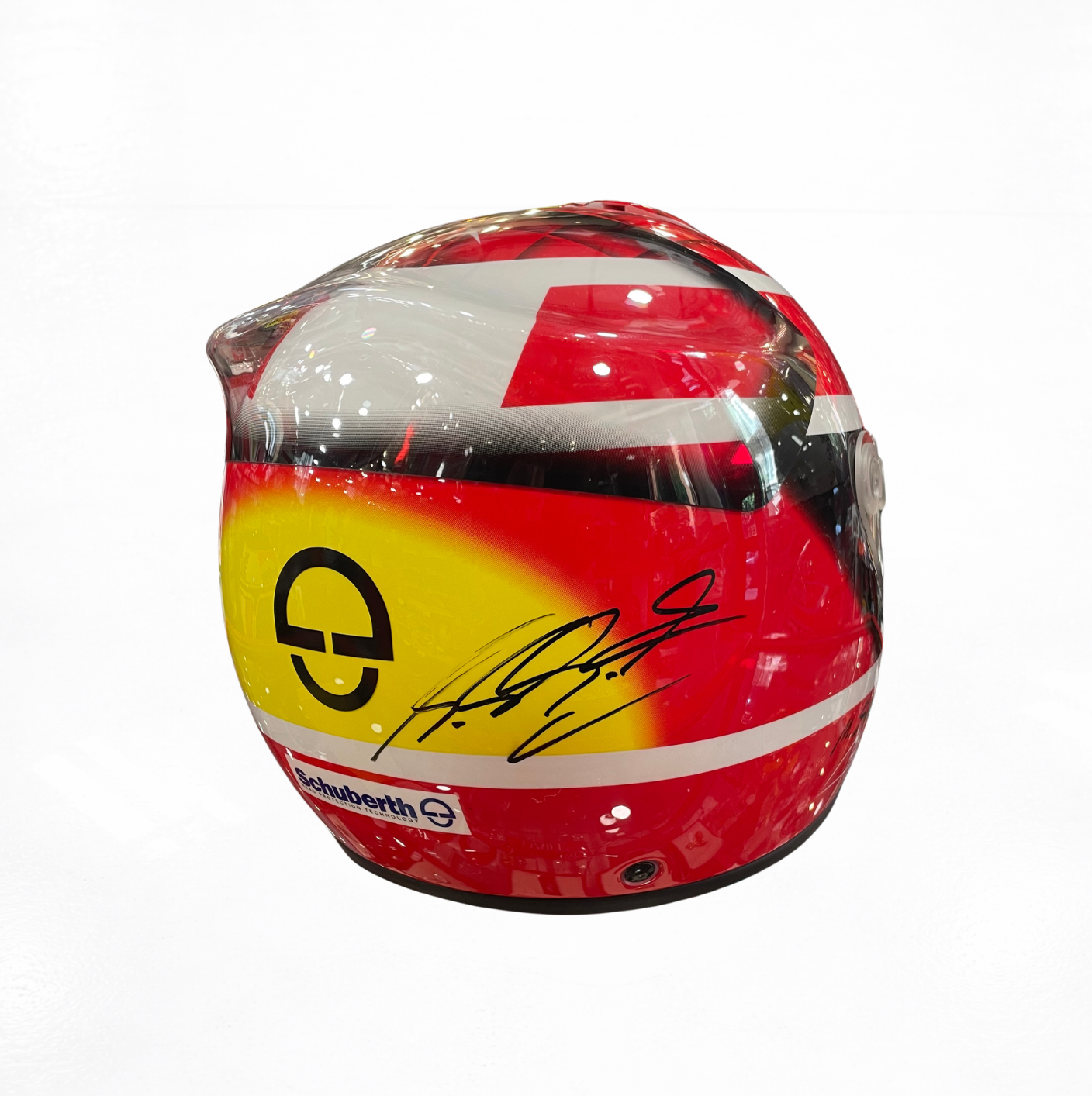 1:1 Michael Schumacher - Schuberth Replica Helmet - Ferrari 2002 - Signed