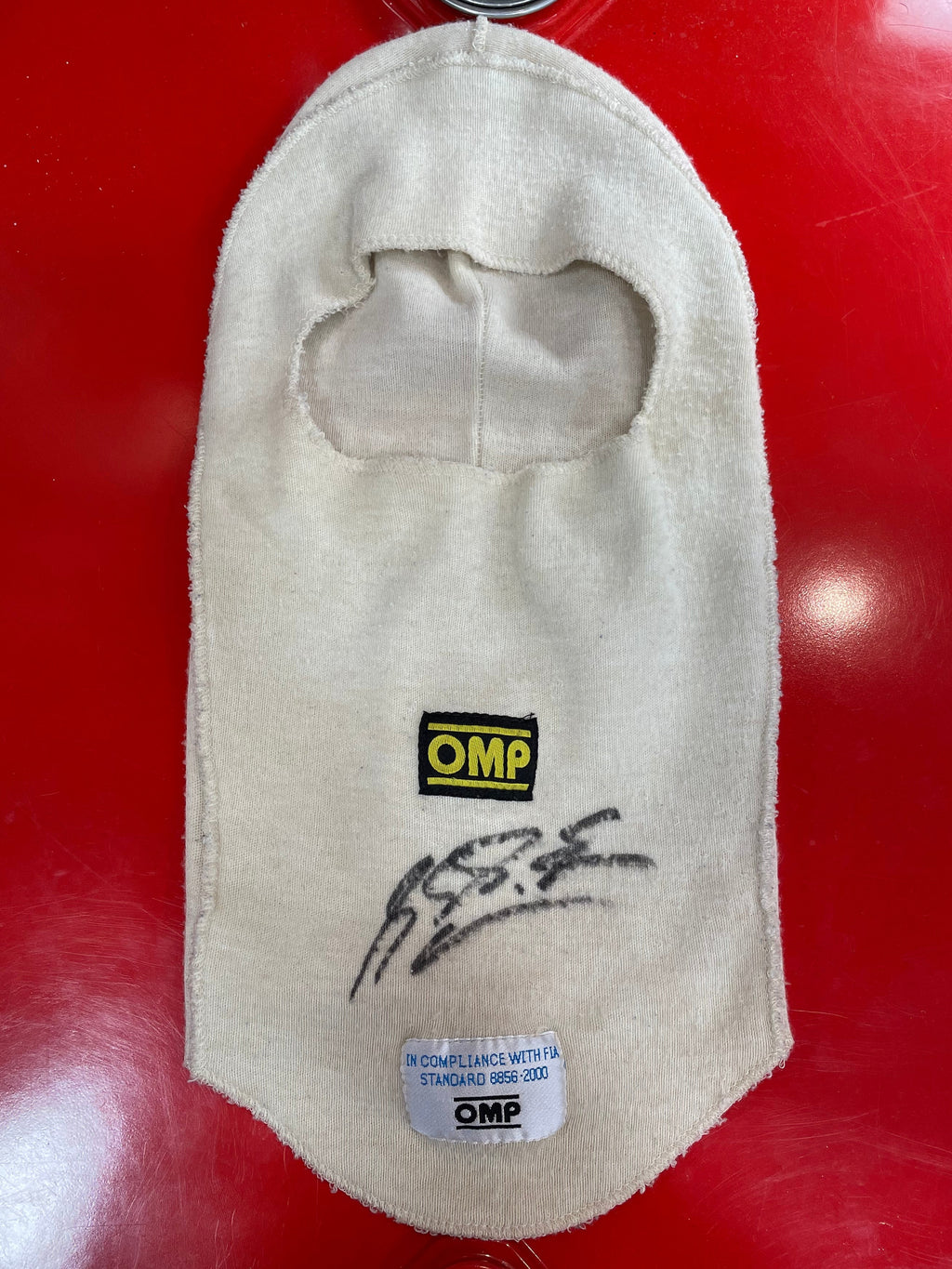2003 Ferrari F1 Team Balaclava Signed By Michael Schumacher