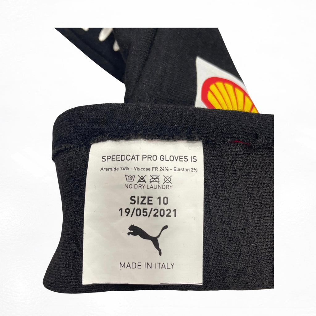 Charles Leclerc – Race-Worn Gloves 2021 – Signed