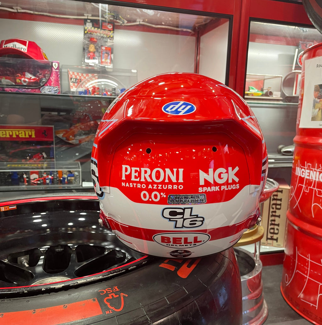 Charles Leclerc – Bell HP77 Official Replica Helmet 2026 – Signed