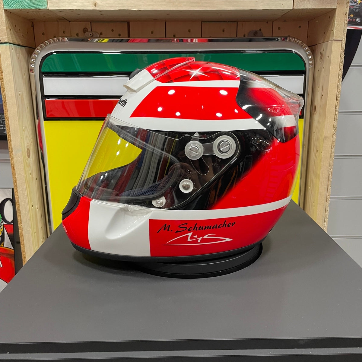 1:1 Michael Schumacher - Schuberth Replica Helmet - Ferrari 2002 - Signed