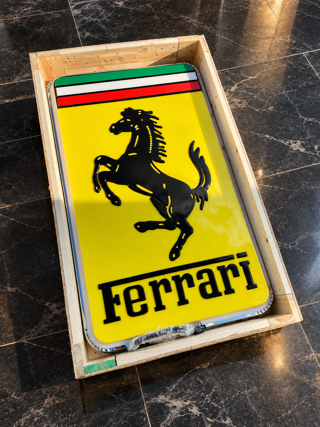 Ferrari Official Dealership Sign - Neon Modena - 1990