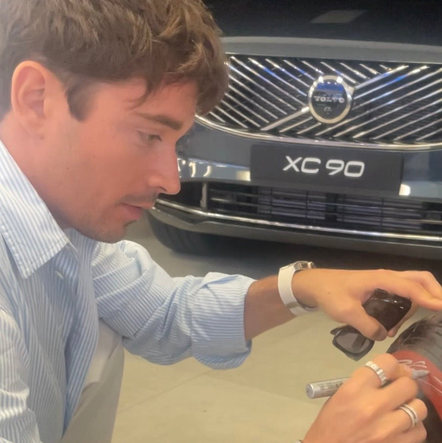 Ferrari 2021 Rear Wheel Signed by Charles Leclerc 1of2