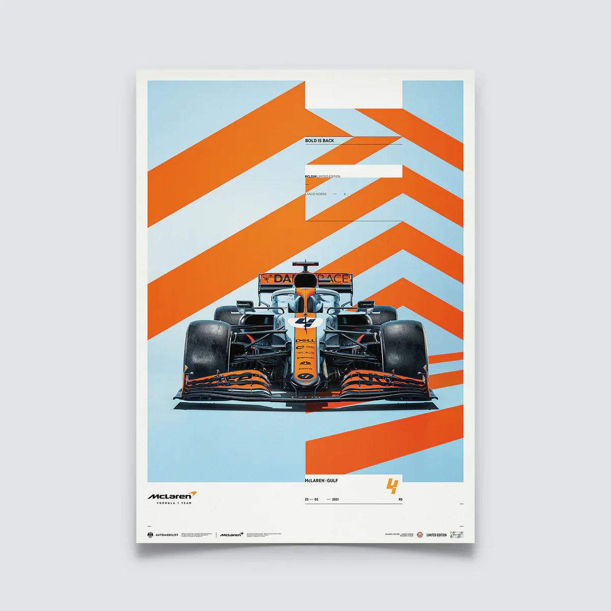 McLaren x Gulf - Lando Norris - 2021