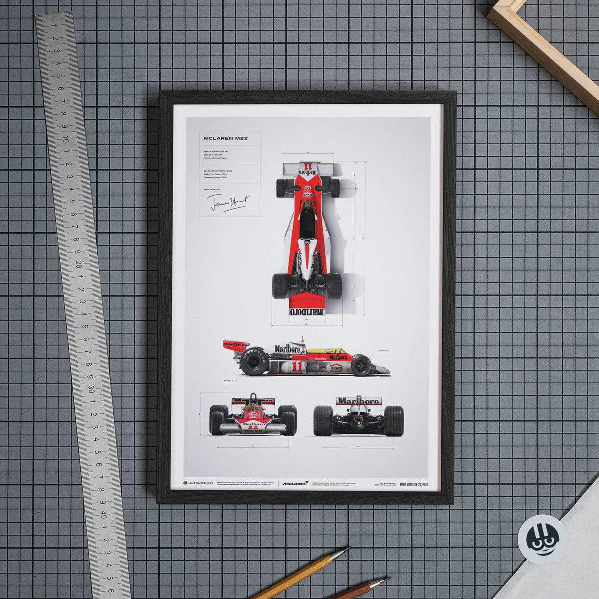 McLaren M23 - James Hunt - Blueprint - Japanese GP - 1976