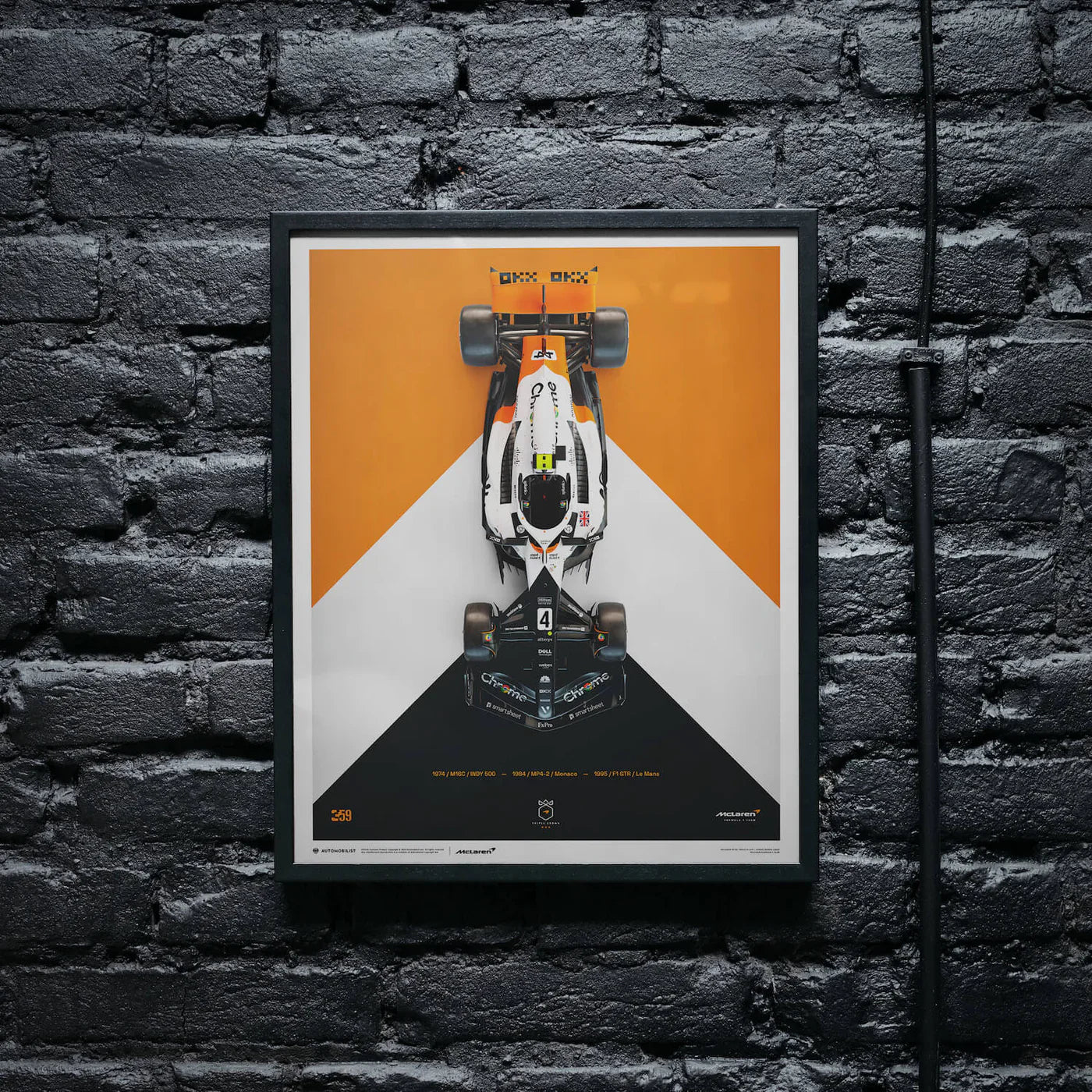 McLaren Formula 1 Team - Lando Norris - The Triple Crown Livery - 60th Anniversary - 2023