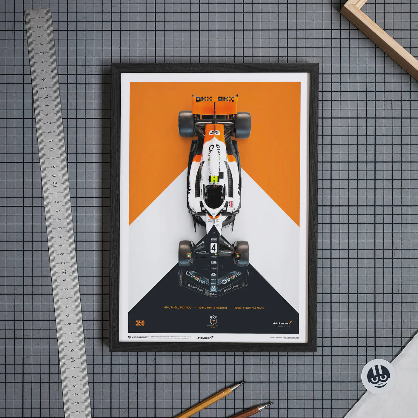 McLaren Formula 1 Team - Lando Norris - The Triple Crown Livery - 60th Anniversary - 2023