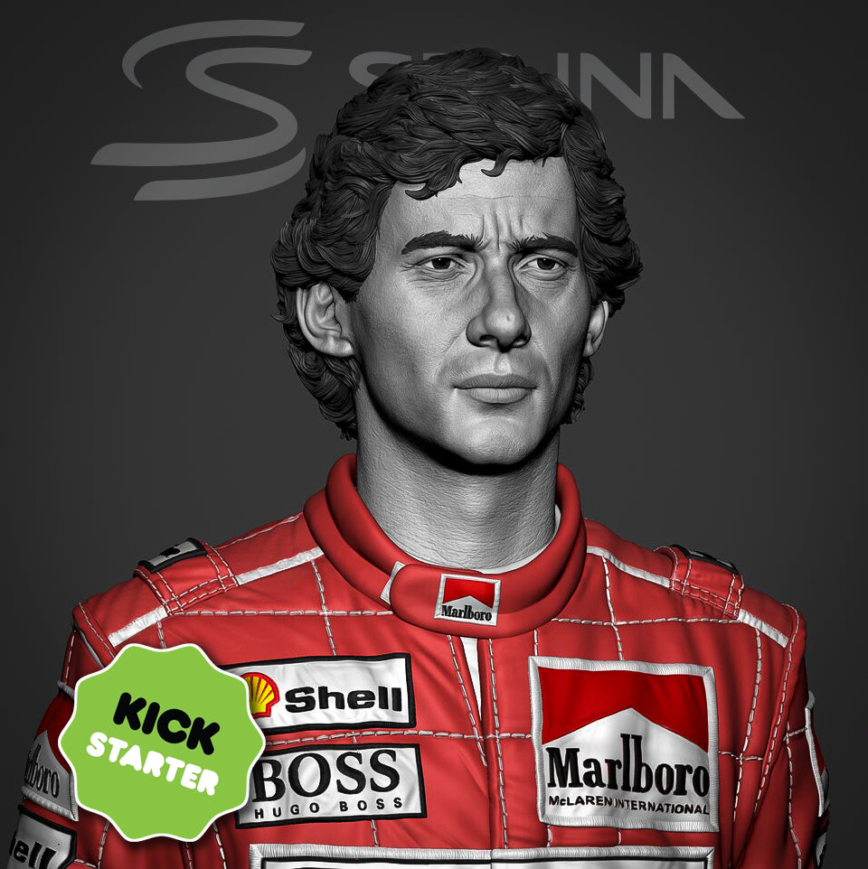 Ayrton Senna- 1/8 Scale Statue