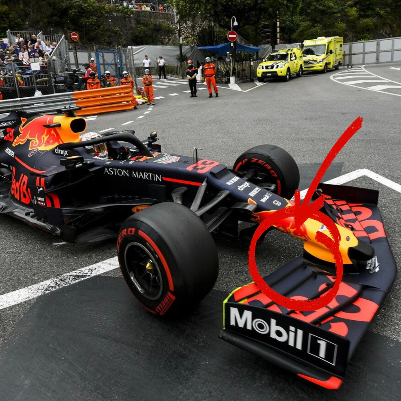 Redbull Front Wing Part - Max Verstappen "RB15" 2019