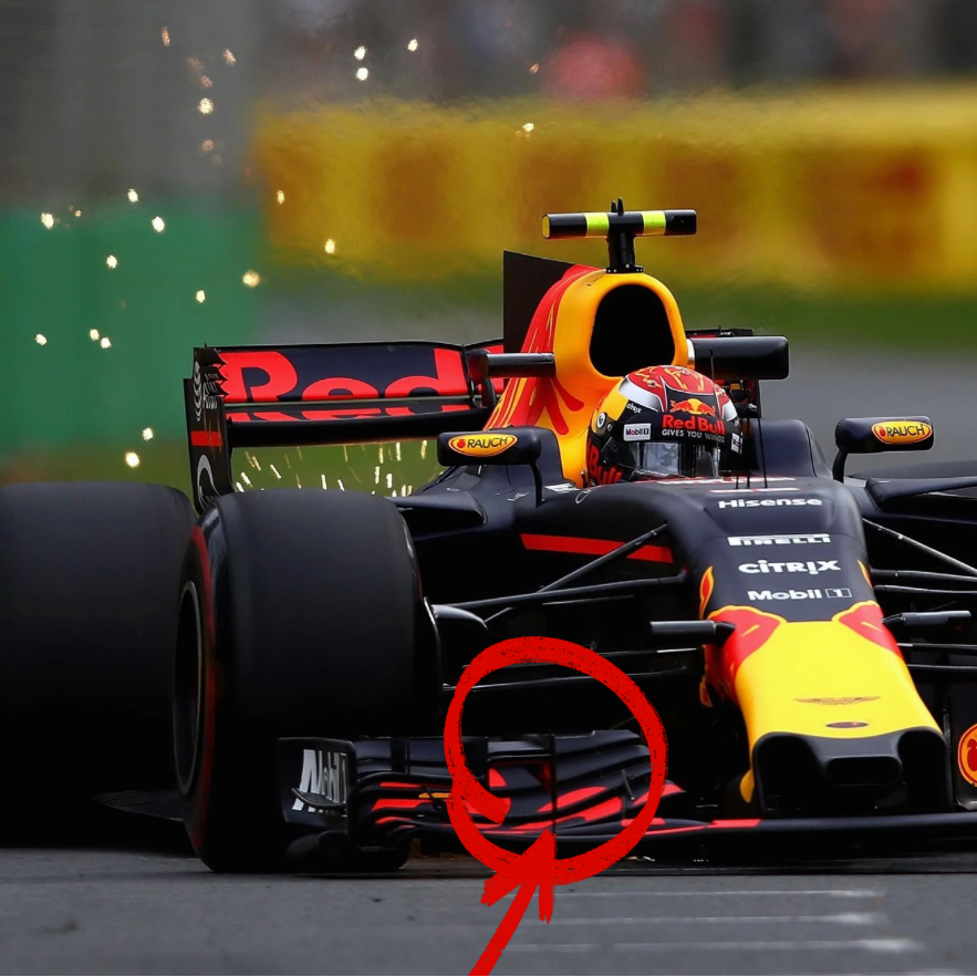 Redbull Front Wing Part - Max Verstappen "RB13" 2017