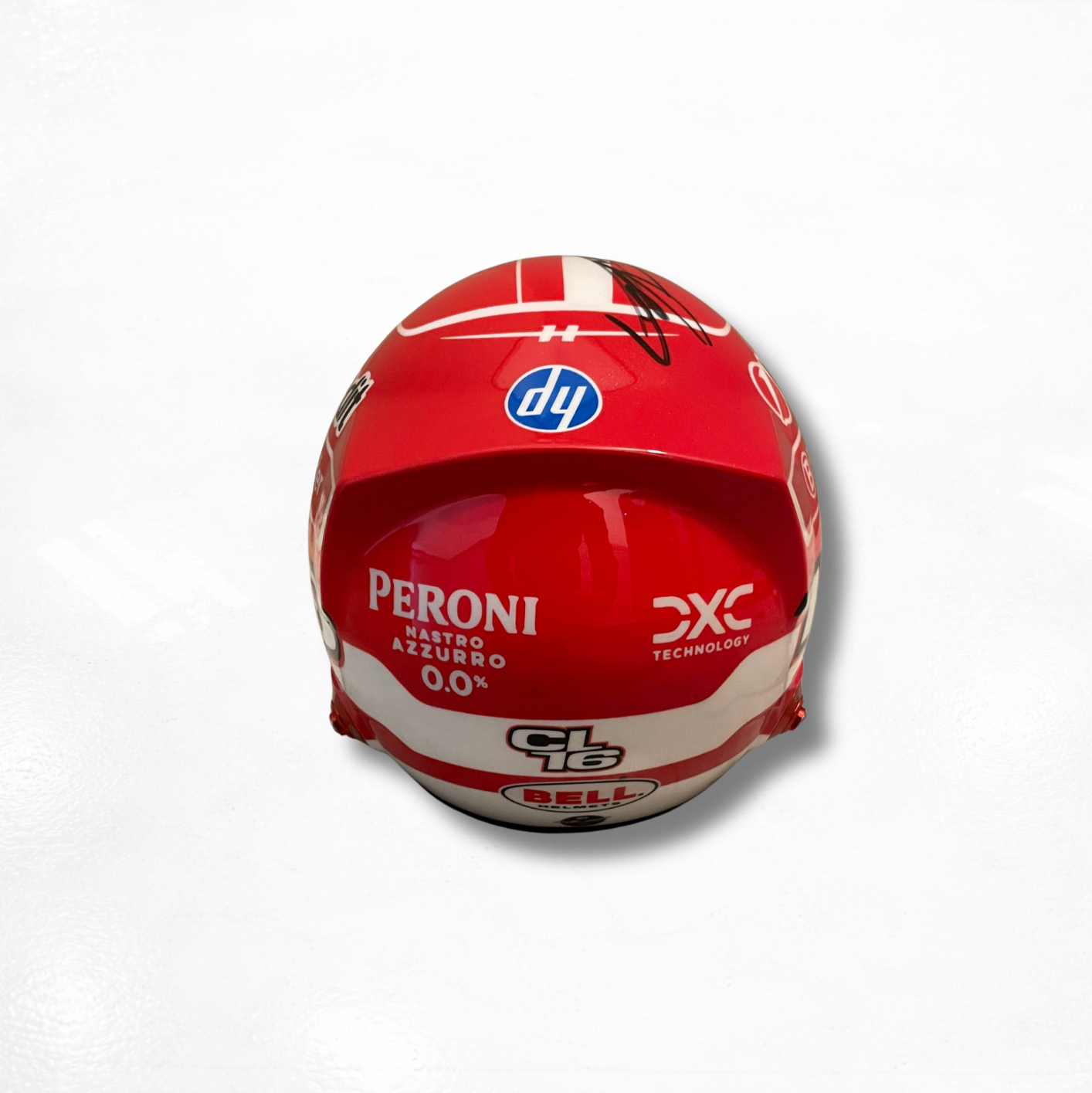1/2 Charles Leclerc Ferrari 2025 Helmet Signed