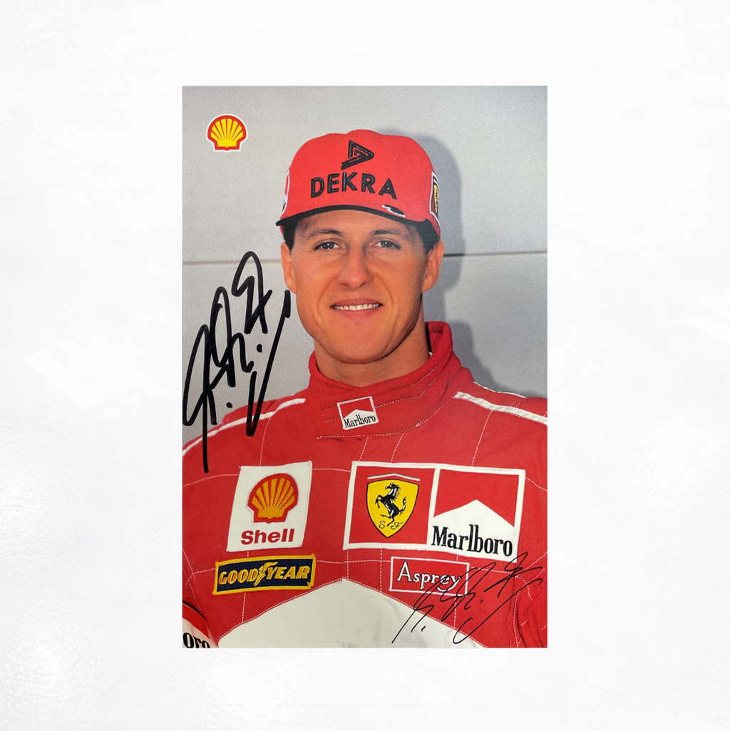 Michael Schumacher Ferrari Fancard 2000 Signed