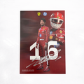 Charles Leclerc Ferrari Fancard 2025 Signed