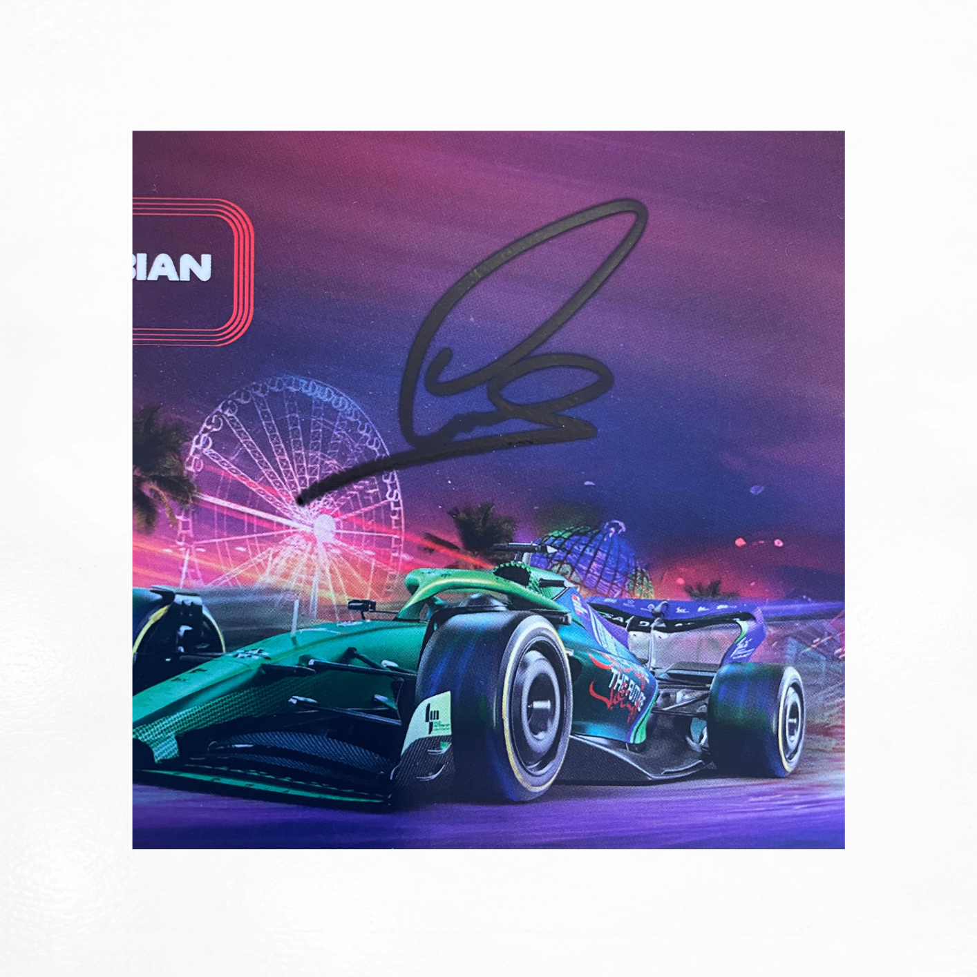 Lewis Hamilton Saudi Arabian GP 2024 Fancard Signed