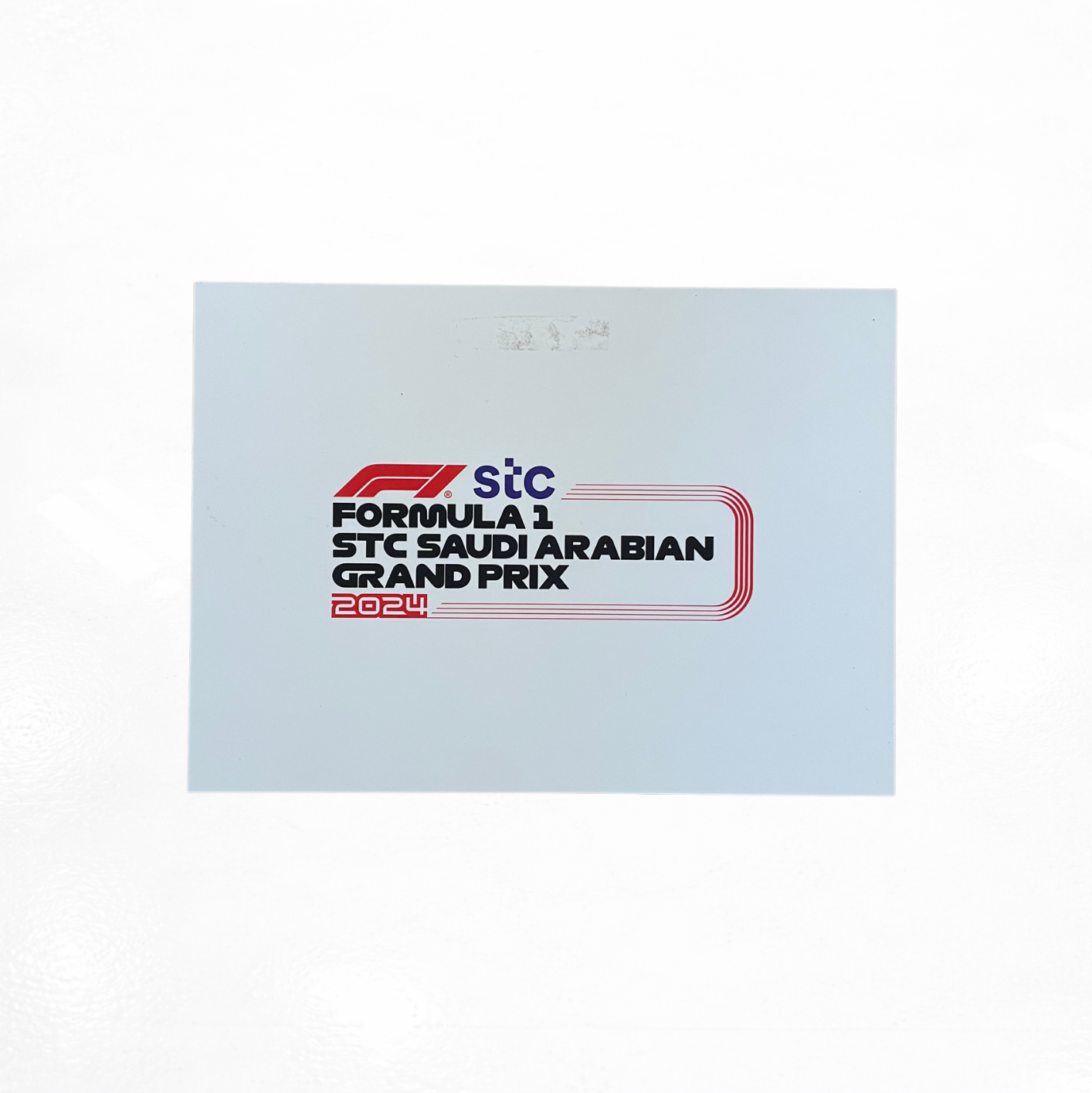 Lewis Hamilton Saudi Arabian GP 2024 Fancard Signed