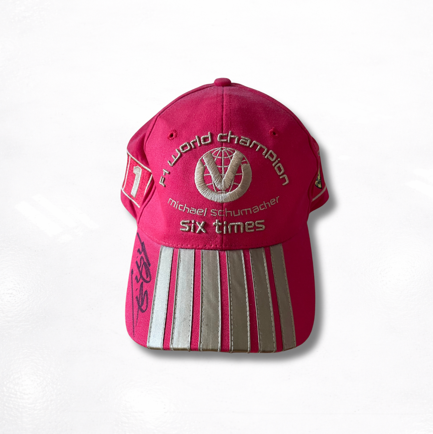 Michael Schumacher's Cap Signed - Ferrari 2003