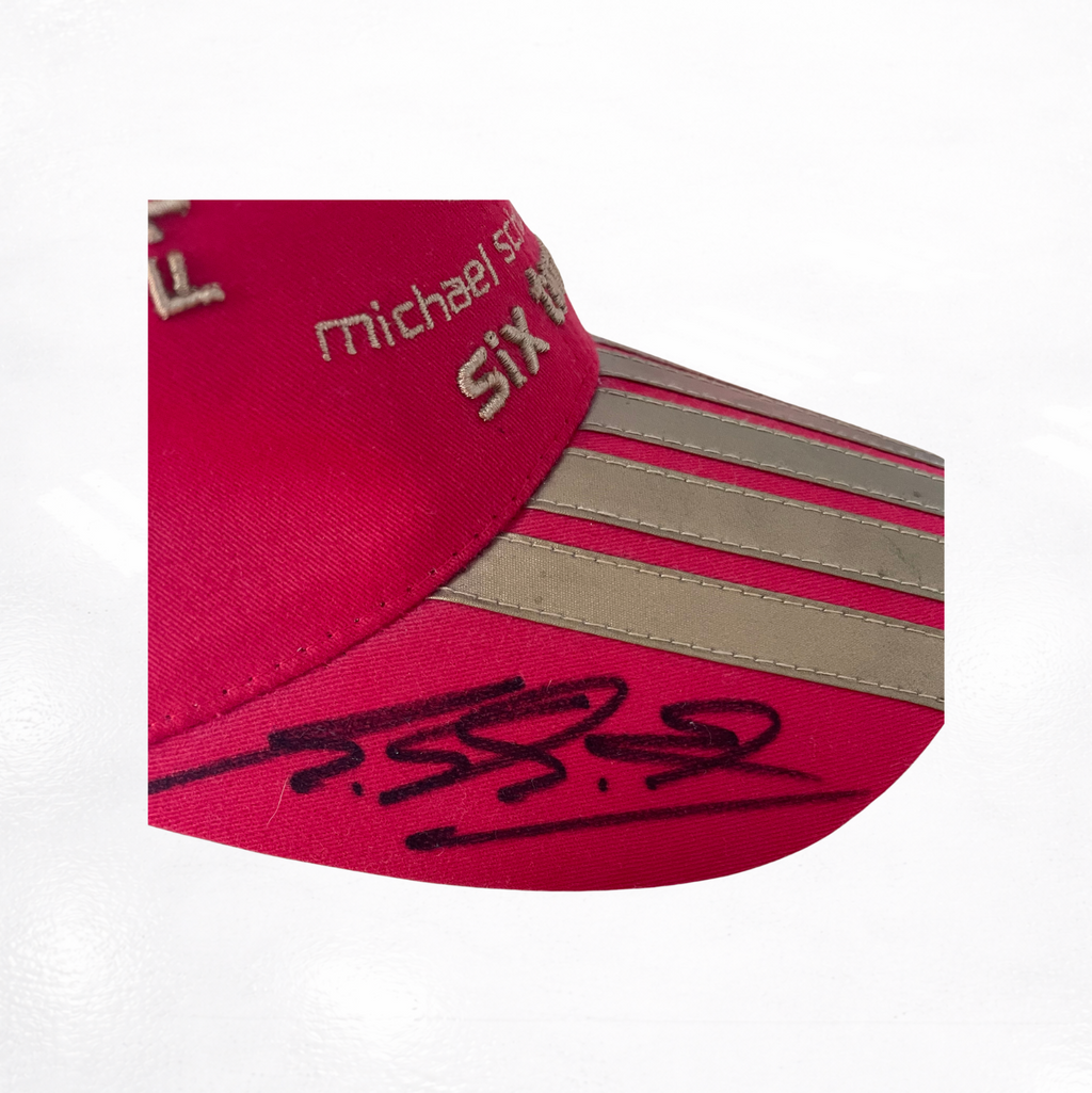 Michael Schumacher's Cap Signed - Ferrari 2003