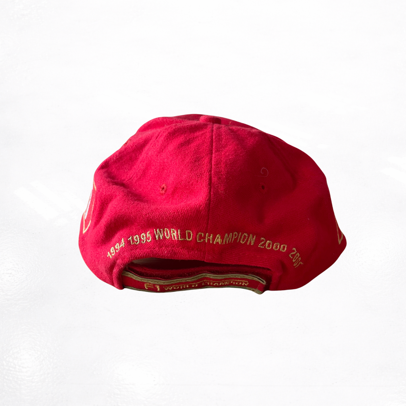 Michael Schumacher's Cap Signed - Ferrari 2001