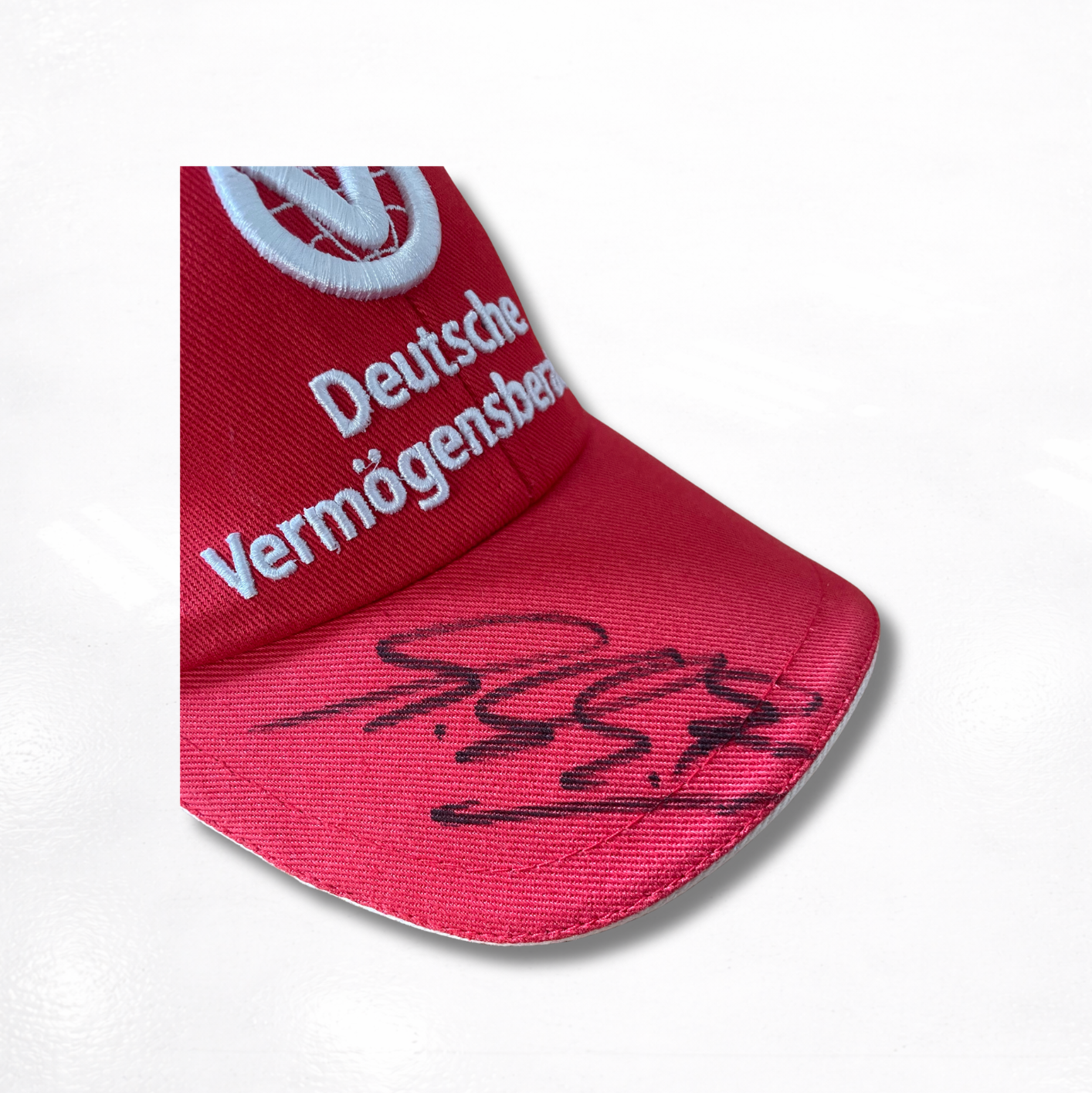 Michael Schumacher's Cap Signed - Ferrari