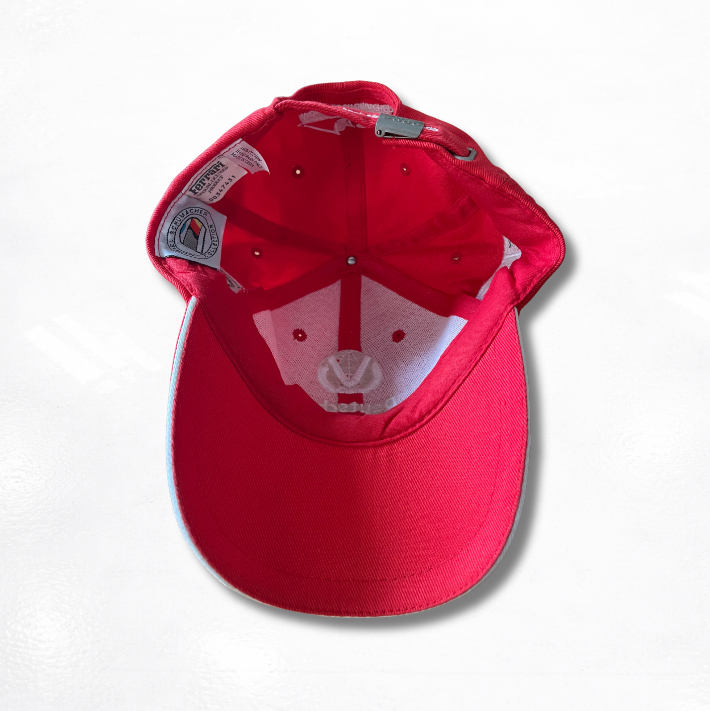 Michael Schumacher's Cap Signed - Ferrari