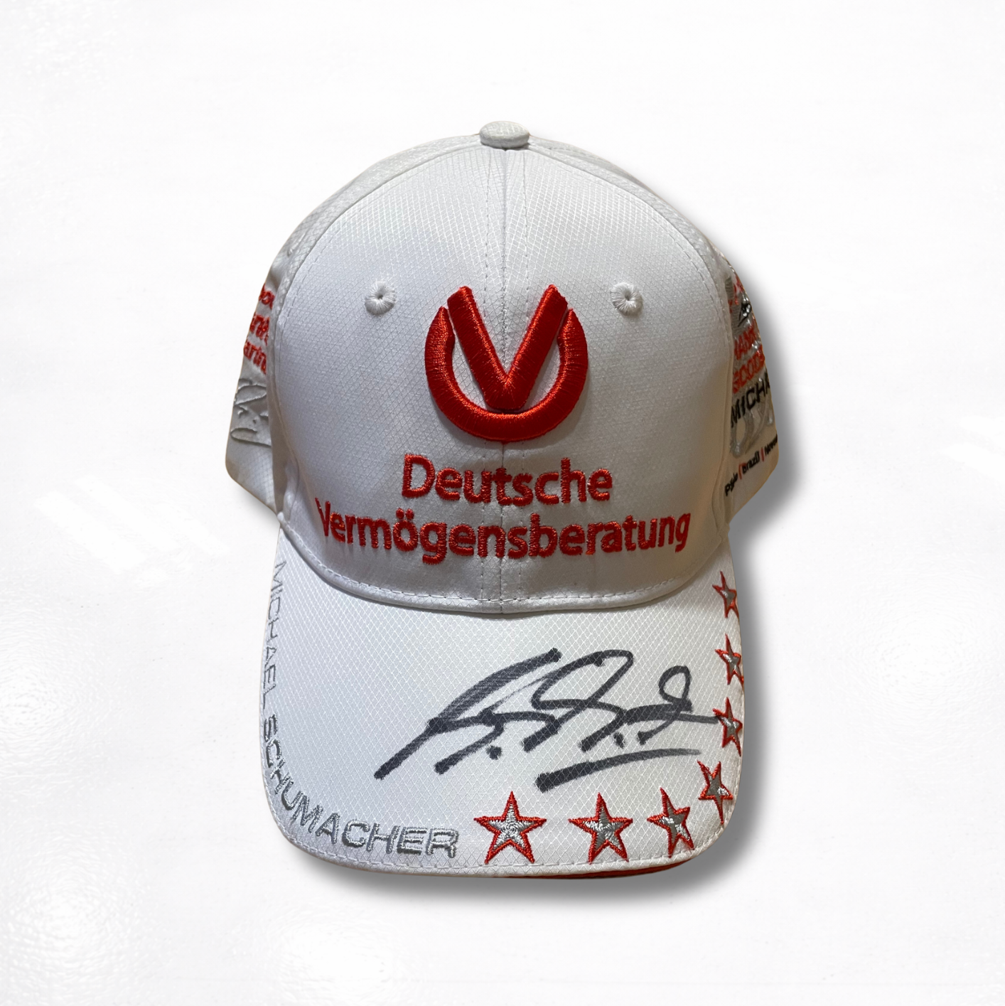 Michael Schumacher's Personal Cap - Mercedes 2012 "Thank You GoodBye Michael" - Signed